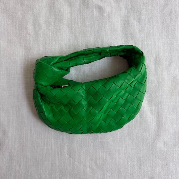 Bottega Veneta Mini Jodie Bag – Parakeet Green Intrecciato Leather - Picture 3 of 5